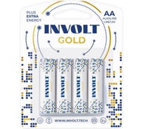 Батарейки INVOLT GOLD AA (LR6) 4B 930013