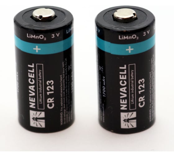 Элемент питания CR123 1700 мАч box 100 Nevacell 4687205909411