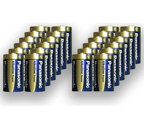 Элементы питания Panasonic LR20 Alkaline Power 4 шринк 7768 1