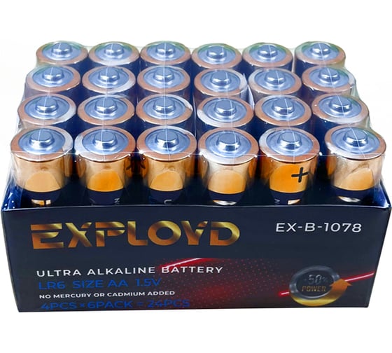 Щелочная батарейка 24 шт. Exployd AA LR06 EX-B-1078 1
