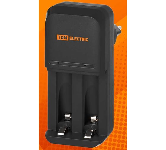 Зарядное устройство TDM ELECTRIC 4021 (400 mA 2 слота АА/ААА 1 кан.), 220 В, TDM SQ1702-0108 1