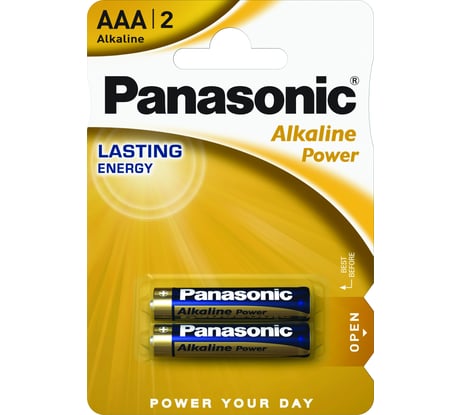 Элементы питания Panasonic LR03 Alkaline Power BL2 7346