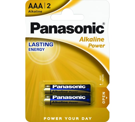 Элементы питания Panasonic LR03 Alkaline Power BL2 7346