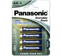 Элементы питания Panasonic LR6 Everyday Power BL4 7351