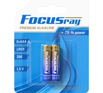 Батарейки Focusray PREMIUM ALKALINE LR03/BL2 624535