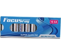 Батарейки Focusray Super ALKALINE LR6 BOX10 628335