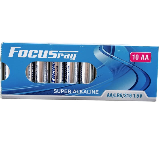 Батарейки Focusray Super ALKALINE LR6 BOX10 628335 1