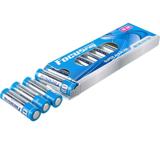 Батарейки Focusray Super ALKALINE LR6 BOX10 628335