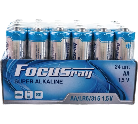 Батарейки Focusray Super ALKALINE LR6 S24 627628 1