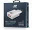 Сетевое зарядное устройство BoraSCO Power Delivery + QC 3.0, 18W, белое 38254 2
