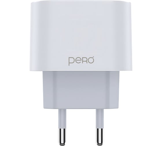 СЗУ PERO TC21 USB-A + USB-C, PD 25W белый ТС21W