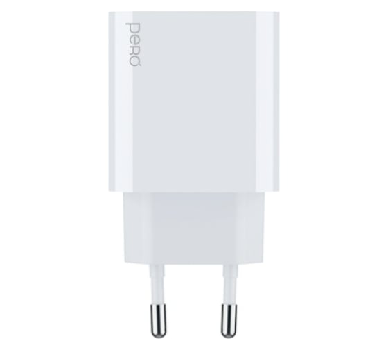 СЗУ PERO TC24 USB-A + USB-C, PD 20W белый ТС24W
