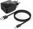 Сетевое зарядное устройство BoraSCO 2USB, 2,1A + Дата-кабель Type-C, 2А, 1м, черное 20652 1
