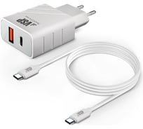Сетевое зарядное устройство BoraSCO 3.0, 18W белое 38256