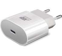 Сетевое зарядное устройство BoraSCO Power Delivery, 20W, белое 50634