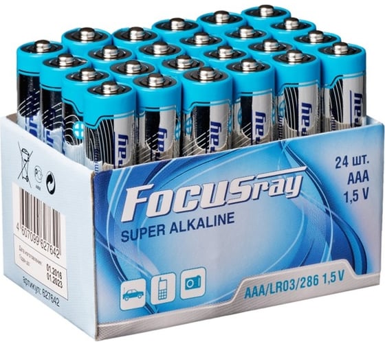Батарейки Focusray Super ALKALINE LR03 S24 627642