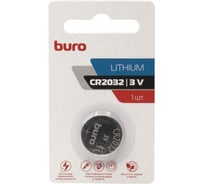 Батарея BURO Lithium CR2032, 1 шт. блистер 1776231
