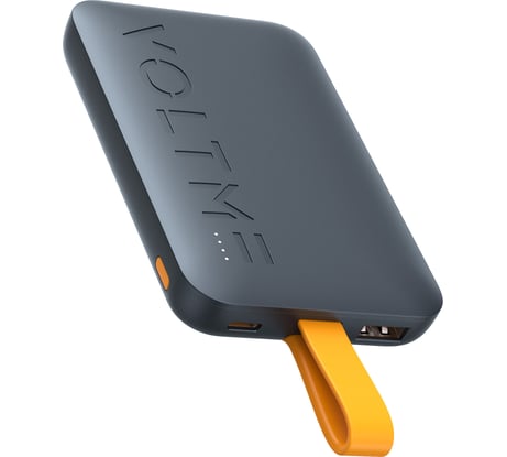 Внешний АКБ VOLTME Hypercore HP10C 10000 mAh 2хUSB-С+USB-A 22.5W, PD3.0, QC4+, Темно Серый Металлик, B3027