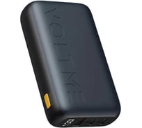 Внешний АКБ Hypercore HP10U 10000 mAh 2хUSB-С+USB-A 35W, PD3.0, QC4+, Темно Серый Металлик, VOLTME B3026