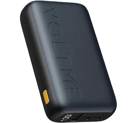 Внешний АКБ Hypercore HP10U 10000 mAh 2хUSB-С+USB-A 35W, PD3.0, QC4+, Темно Серый Металлик, VOLTME B3026
