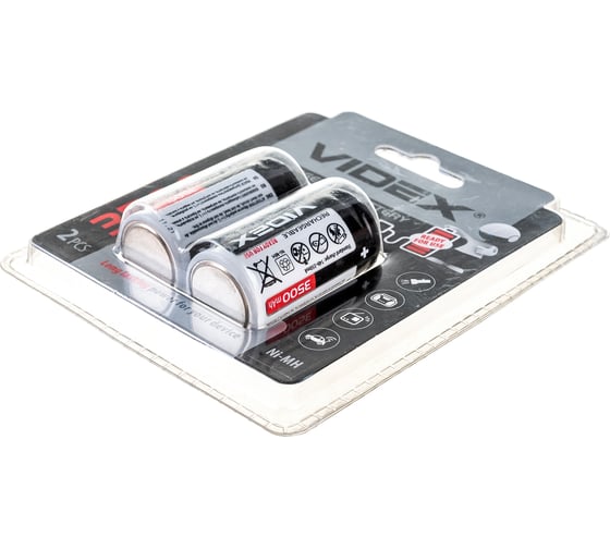 Никель-металлогидридный аккумулятор Videx HR14/C 3500mAh 2BL LSD, низкий саморазряд VID-HR14/C-3500