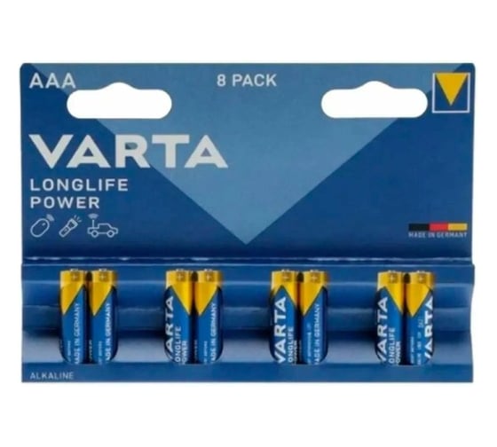 Батарейки Varta LONGLIFE POWER LR03/AAA бл. 6 4008496679263 1