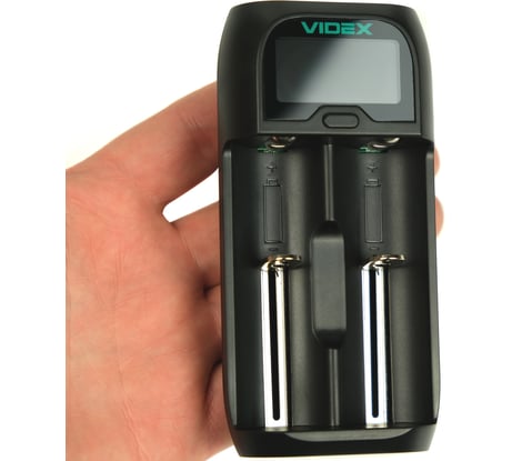 Зарядное устройство Videx VCH-UD200 пустое, 1-2 х АА, ААА, SC, C, 18650, 14500