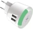Сетевое зарядное устройство Exployd 2 USB 2.4A белый с подсветкой EX-Z-779 2