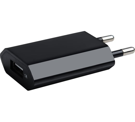 Сетевое зарядное устройство Exployd 1 USB 1А черный EX-Z-440 1
