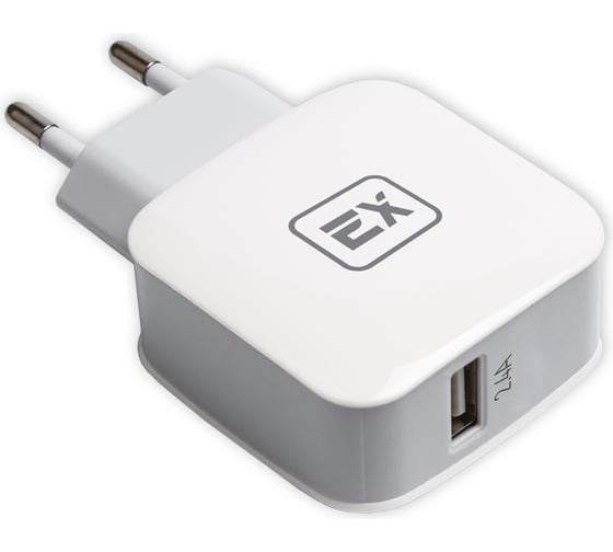 Сетевое зарядное устройство Exployd 1 USB QC 3.0 2.4A белый EX-Z-433 1