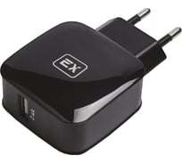 Сетевое зарядное устройство Exployd 1 USB QC 3.0 черный EX-Z-432