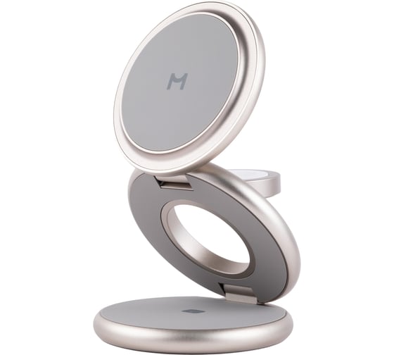 Складное беспроводное зарядное устройство MAGSSORY Disc Signature Edition 3 в 1 для Samsung, с магнитами WCH053t