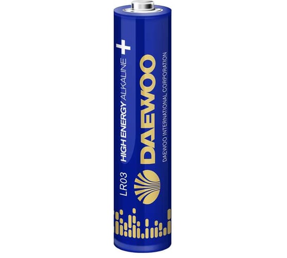 Батарейка Алкалиновый элемент питания DAEWOO AAA/LR03 1.5В High Energy Alkaline BL-2 (уп.2шт) 5030350