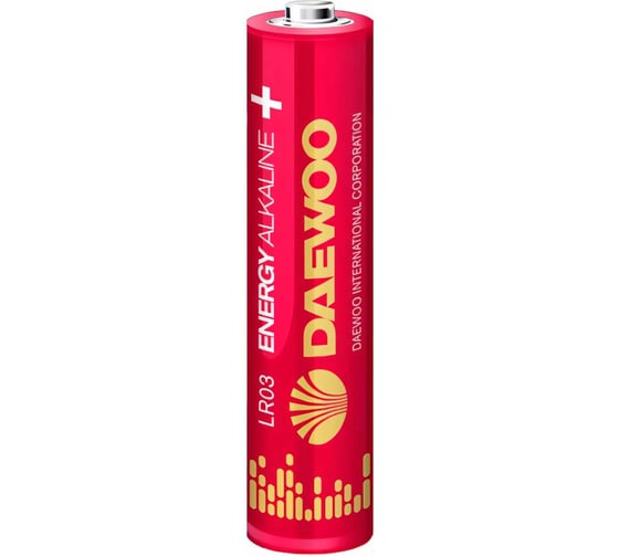 Батарейка Алкалиновый элемент питания DAEWOO AAA/LR03 1.5В Energy Alkaline BL-2 (уп.2шт) 5029873