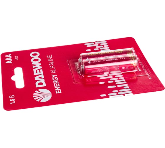 Батарейка Алкалиновый элемент питания DAEWOO AAA/LR03 1.5В Energy Alkaline BL-2 (уп.2шт) 5029873