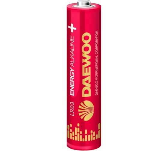 Батарейка Алкалиновый элемент питания DAEWOO AAA/LR03 1.5В Energy Alkaline BL-4 (уп.4шт) 5029903