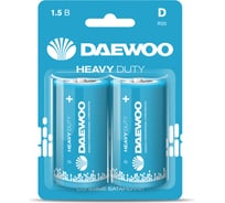 Батарейка Солевой элемент питания DAEWOO D/R20 1.5В Heavy Duty BL-2 (уп.2шт) 5029484