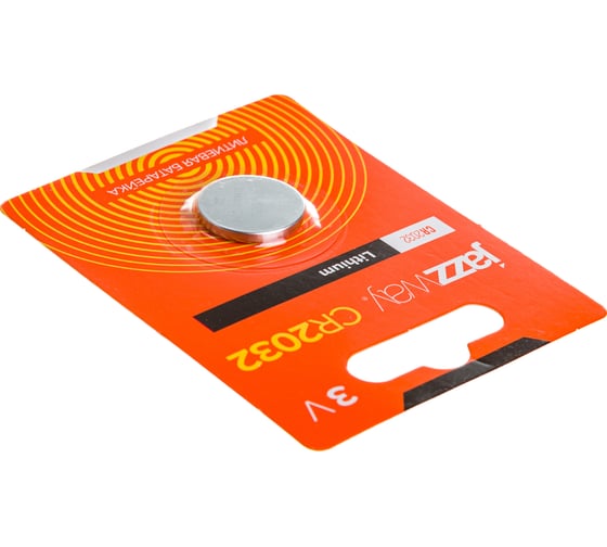 Элемент питания литиевый Jazzway Jаzzway CR2032 3В BL-1 (блистер 1шт) 2852892