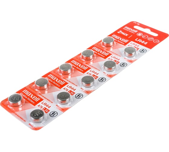 Алкалиновая батарейка MAXELL AG13 LR 44 BL-10 131401