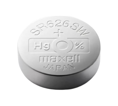 Серебряно-цинковая батарейка Maxell SR- 626SW 377 1PC 0% Hg 18292000