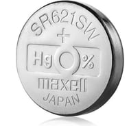 Серебряно-цинковая батарейка Maxell SR- 621SW 364 1PC 0% Hg 18292700