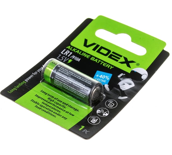 Алкалиновый элемент питания VIDEX LR1/N 1шт. в блистер VID-LR1