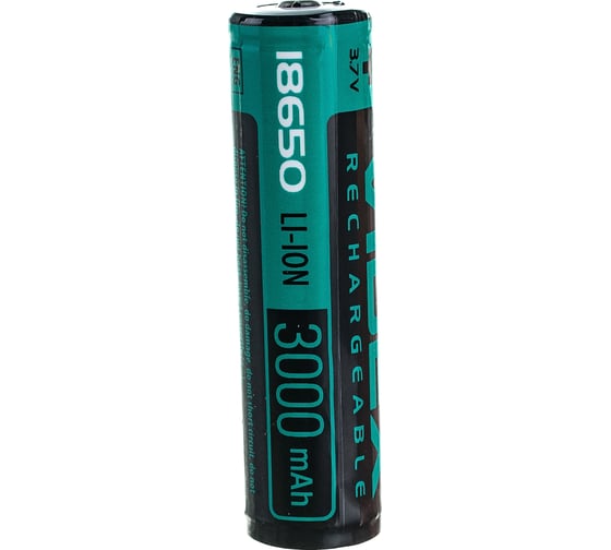 Аккумулятор Videx 18650 3000mAh 1pcs/box с защитой VID-18650-3.0-WP