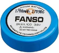 Батареи тионил-хлоридные FANSO (Li-SOCl2) ER32L100 2543425