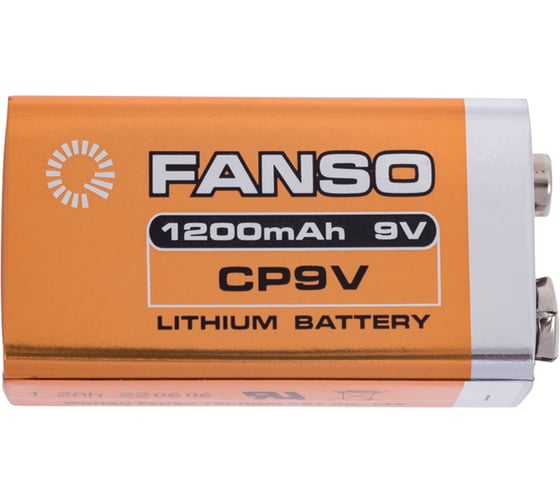 Батарея FANSO диоксид марганцевая (Li-MnO2), CP9V, комплект 10 шт. 6746911