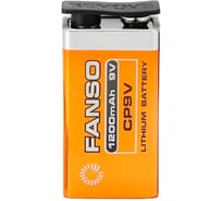 Батарея FANSO диоксид марганцевая (Li-MnO2), CP9V, комплект 8шт 6746910