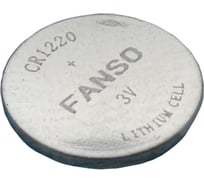 Батарея FANSO диоксид марганцевая (Li-MnO2), CR1220, комплект 20шт 6777605