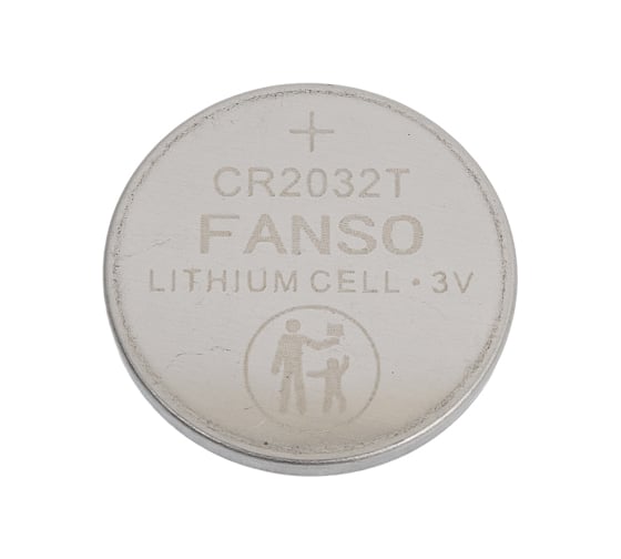 Батарея FANSO диоксид марганцевая (Li-MnO2), CR2032T 3212162