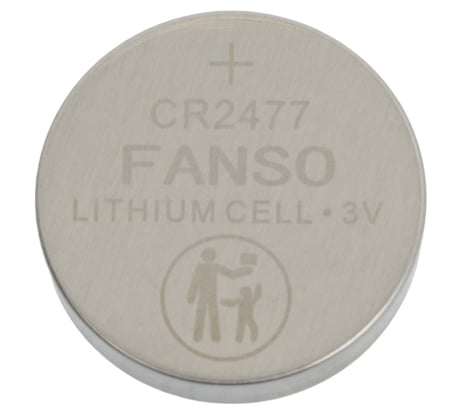 Батарея FANSO диоксид марганцевая (Li-MnO2), CR2477 3409271