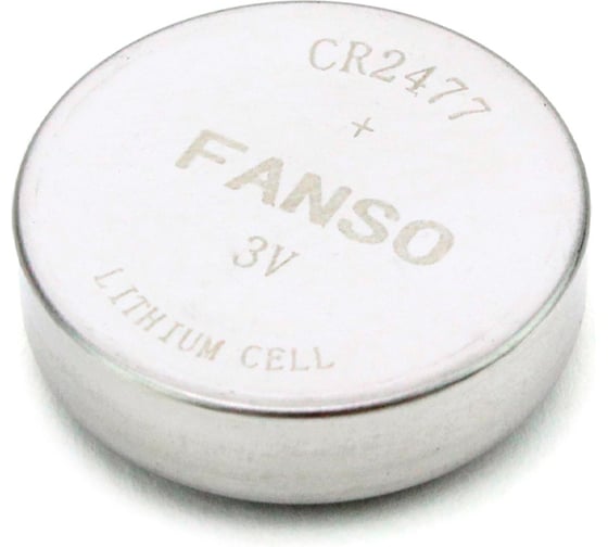 Батарея FANSO диоксид марганцевая (Li-MnO2), CR2477 3409271